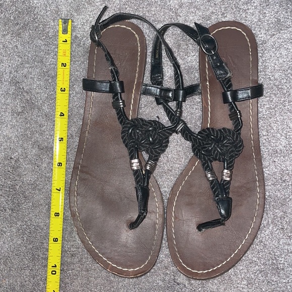 Dolce Vita Black Sailor Knot Sandals, Size 8 - Picture 10 of 11